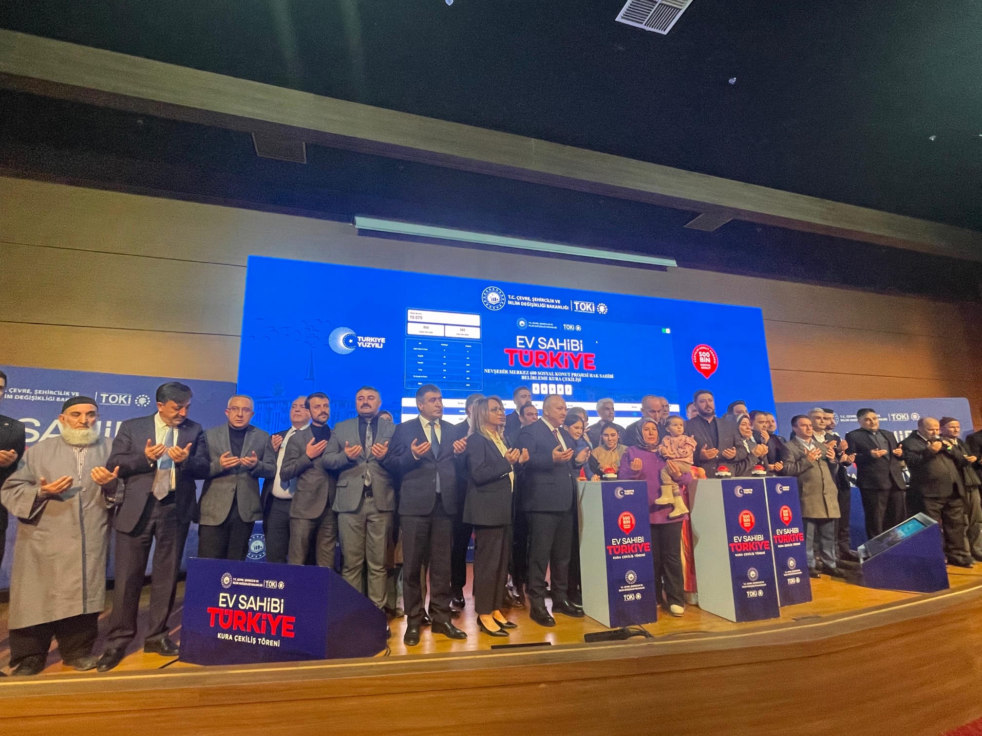 Yüzyılın Konut Projesi Kura Çekilişi Nevşehir’de Gerçekleşti