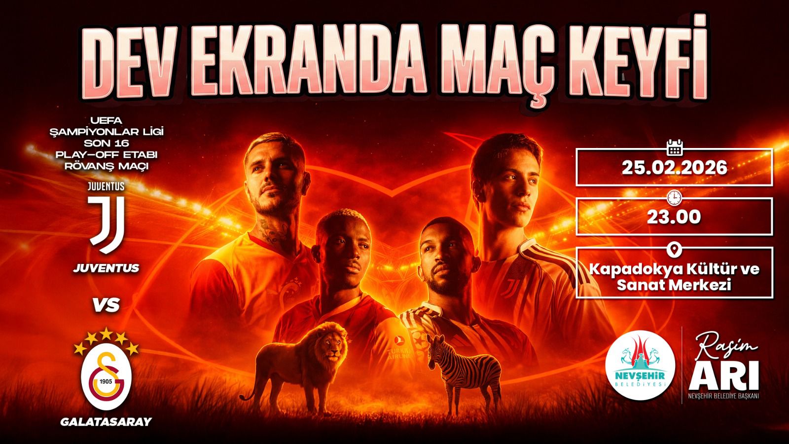 ➡️ MAÇ HEYECANI DEV EKRANDA ⬅️