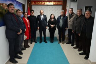 Nevşehir Dostlar Grubu’ndan Emniyet Müdürü Karaman’a Ziyaret