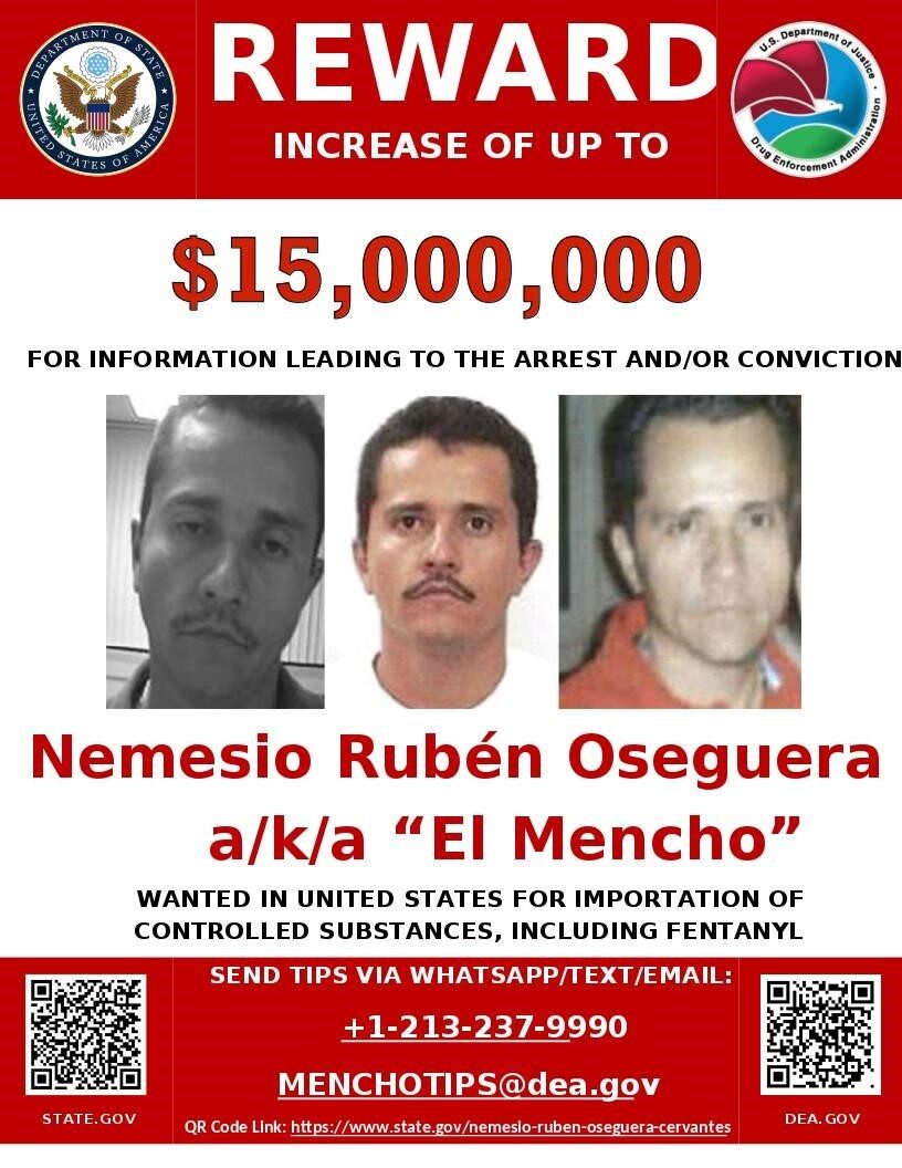 Meksika’da Jalisco Yeni Nesil Karteli’ne büyük darbe: Kartel lideri El Mencho öldürüldü