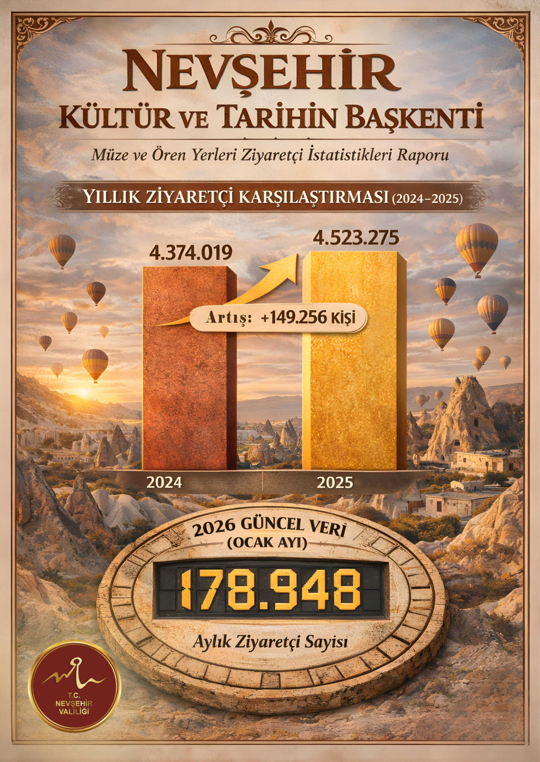 Nevşehir İl Özel İdaresi Şubat Ayı Kararları ve 2025 Turizm Verileri Açıklandı
