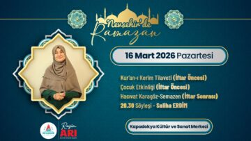 Nevşehir Belediyesi’nden “Saliha Erdim” Söyleşisi