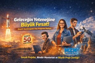 Mzn Teknoloji’den Geleceğin Yeteneklerine Büyük Fırsat: Sınırlı Kontenjanlı Staj Programı Duyurusu