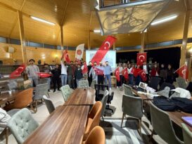 NEVÜ’lü öğrendiler Diyanet Genç Ofis’te Milli Maç Heyecanını Yaşadı