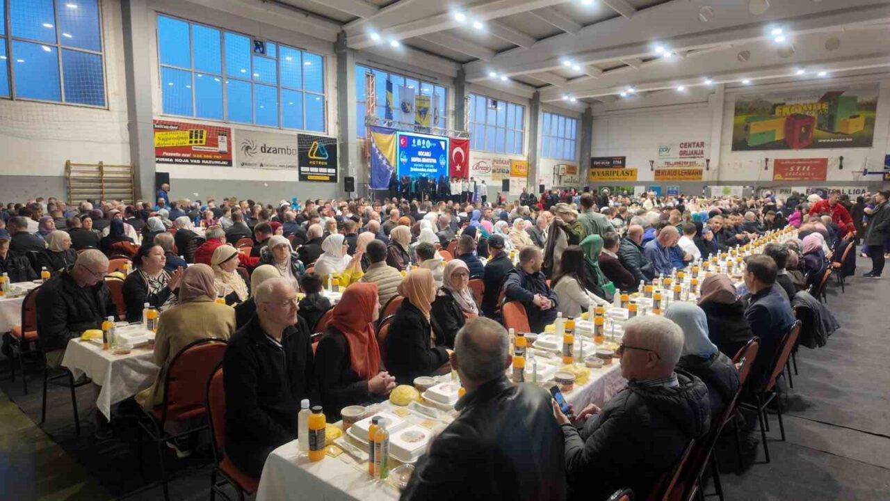 Bosna Hersek ile Türkiye ekmeğini iftar sofrasında paylaştı
