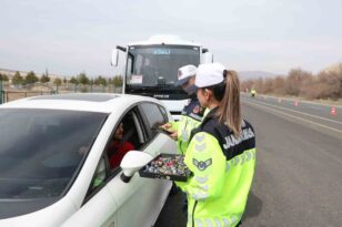 Kapadokya’da jandarmadan tatlı uygulama