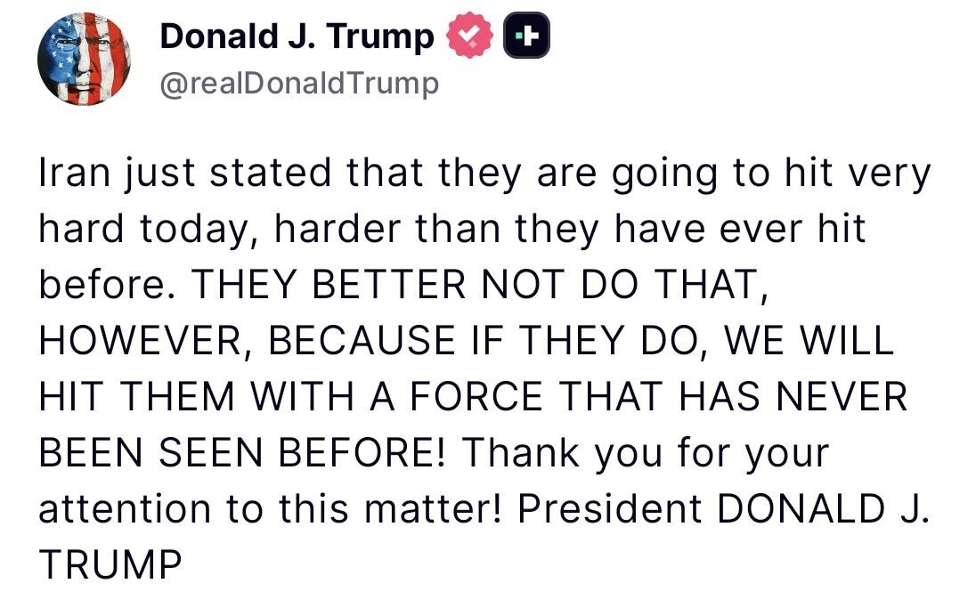 Trump’tan İran’a uyarı: “Daha önce hiç görülmemiş bir güçle vururuz”