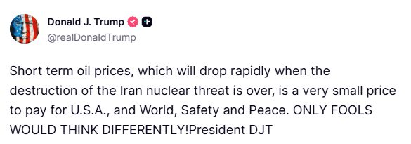Trump’tan petrol fiyatlarındaki artış ile ilgili açıklama
