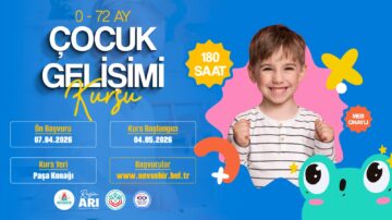 Nevşehir Belediyesi’nde “0-72 Ay Çocuk Gelişimi” Kursu Açılacak