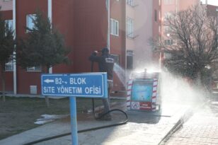 Bekdik Mahallesi TOKİ Bloklarında Detaylı Temizlik Çalışması