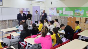 İl Millî Eğitim Müdürümüz Yusuf Yazıcı Avanos İlçe Millî Eğitim Müdürü Salih Yıldız Eşliğinde Avanos Nazife Mustafa Ergün İlkokulumuzu Ziyaret Etti