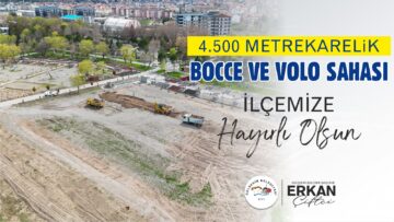 Gülşehir’e Spor Yatırımı: Sadabad Parkı’na Modern Bocce ve Volo Sahası Yapımı Başladı!