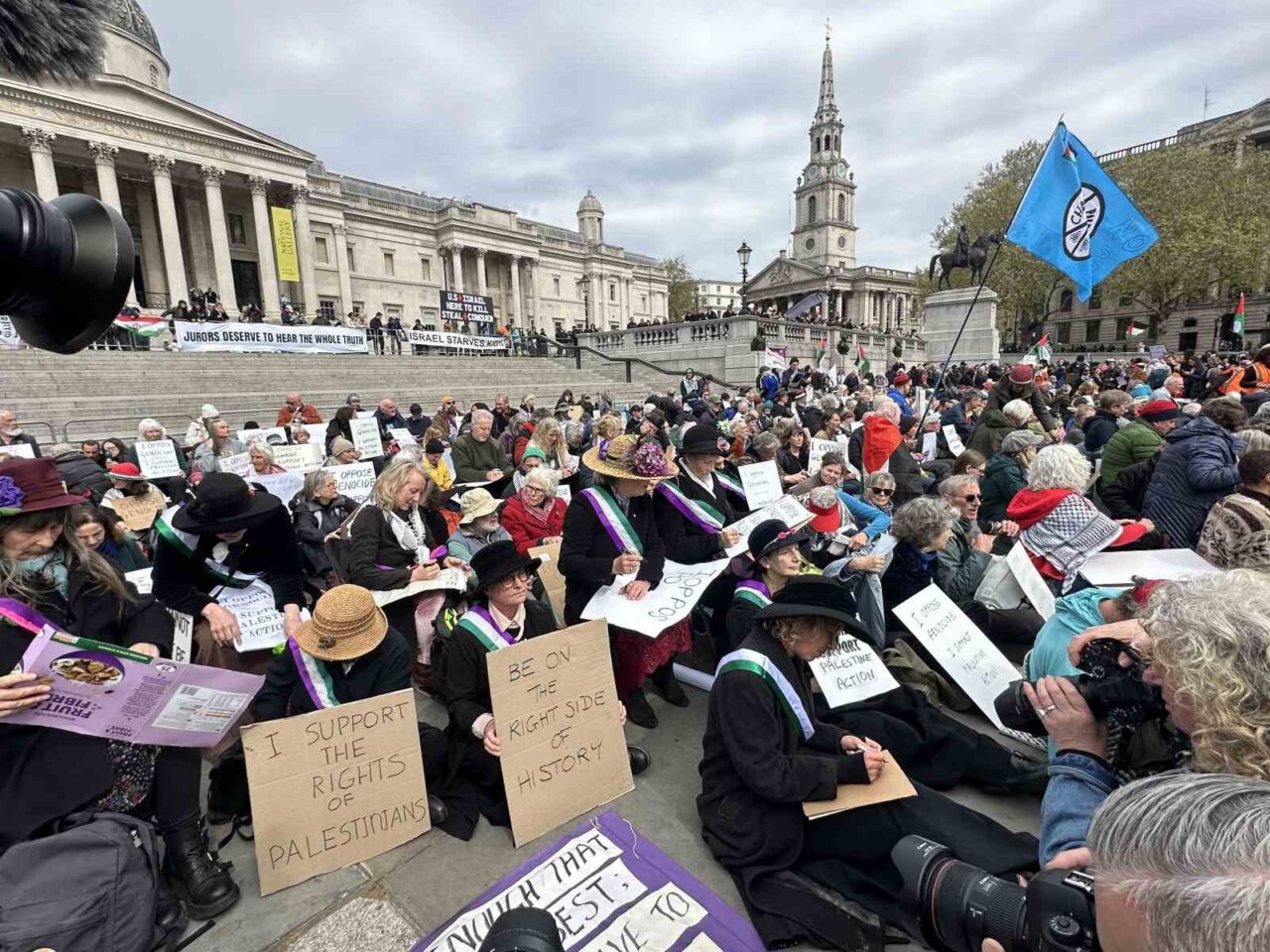 Londra polisinden Filistin’e destek gösterisine müdahale: 212 gözaltı