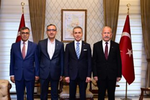 NTB Heyetinden Vali Hüseyin Kök’e Hayırlı Olsun Ziyareti
