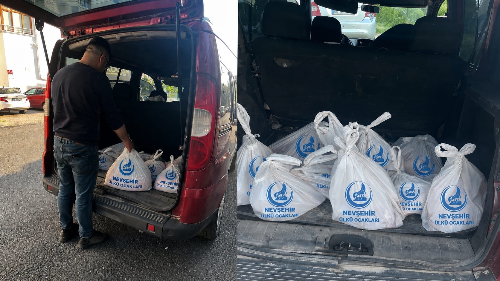 Ülkü Ocakları kurban etlerini dağıttı
