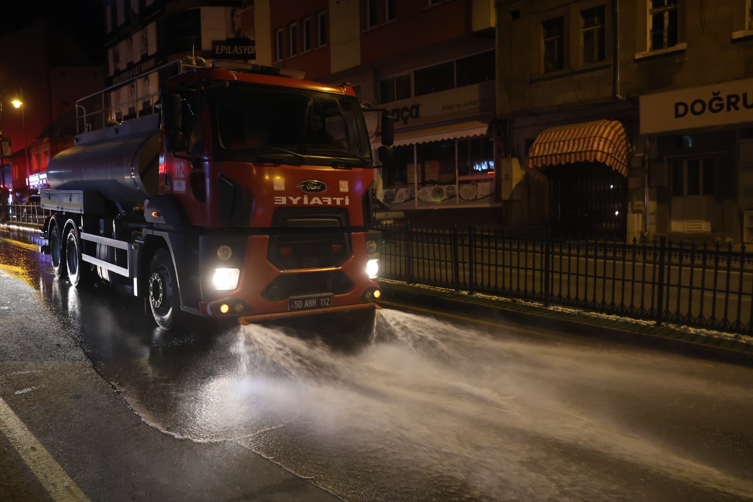 Nevşehir Cadde ve Sokaklarında Bayram Temizliği Yapıldı