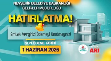 Hatırlatma; Verginizi Ödemeyi Unutmayın!