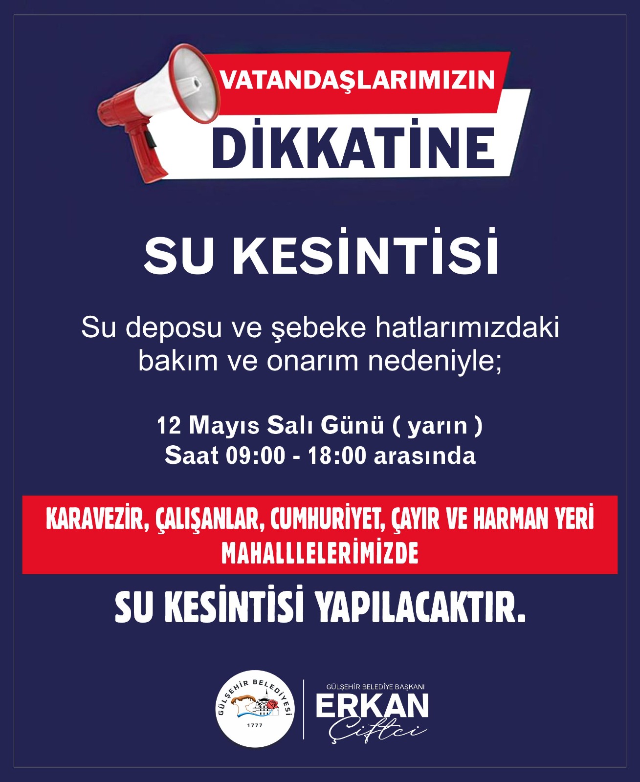 Vatandaşlarımızın Dikkatine❗