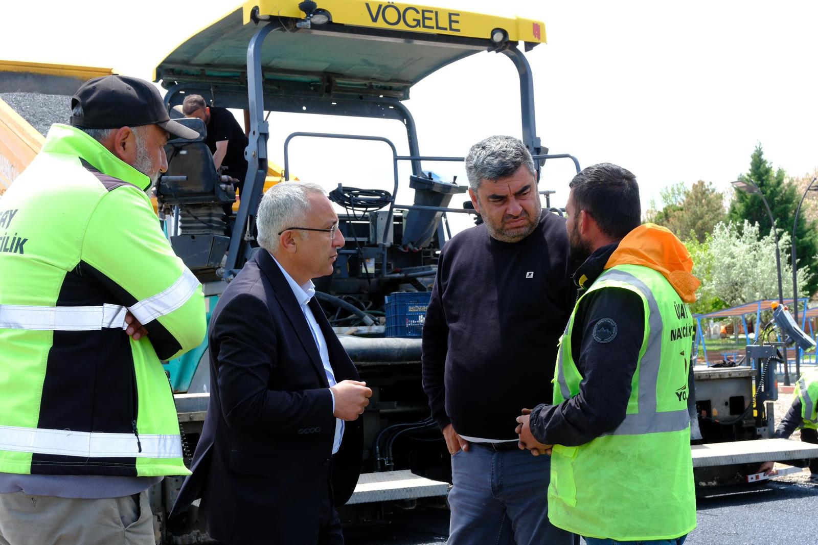 Başkan Çiftci, Bocce ve Volo Sahası Çalışmalarını Yerinde İnceledi