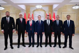 BAŞKAN ERKAN ÇİFTCİ’DEN VALİ HÜSEYİN KÖK’E HAYIRLI OLSUN ZİYARETİ