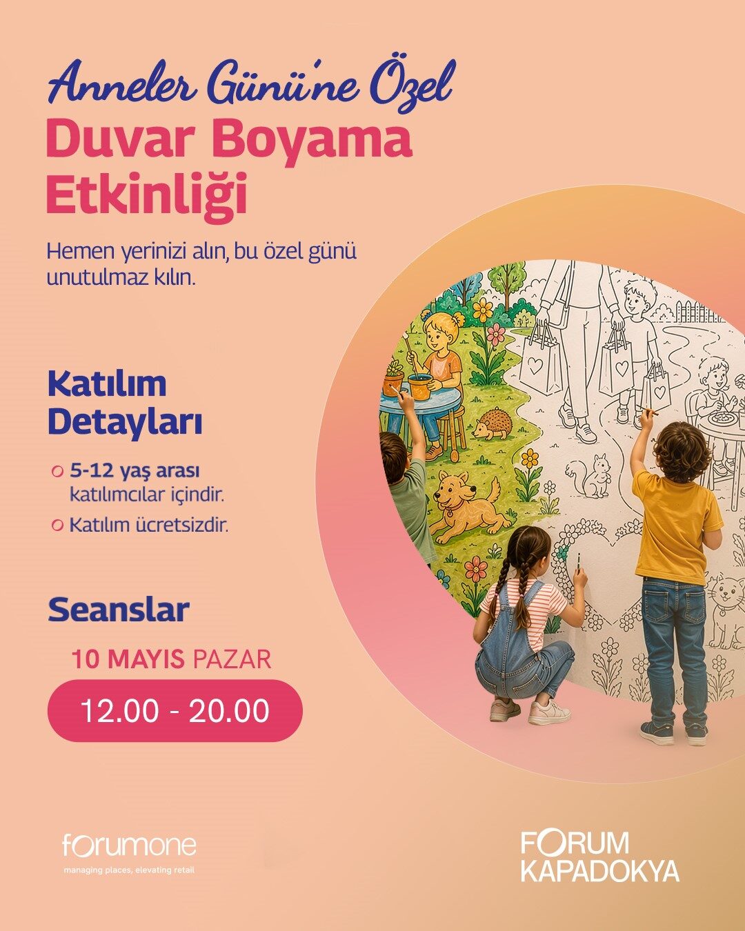 Anneler Günü etkinlikleri Forum Kapadokya’da