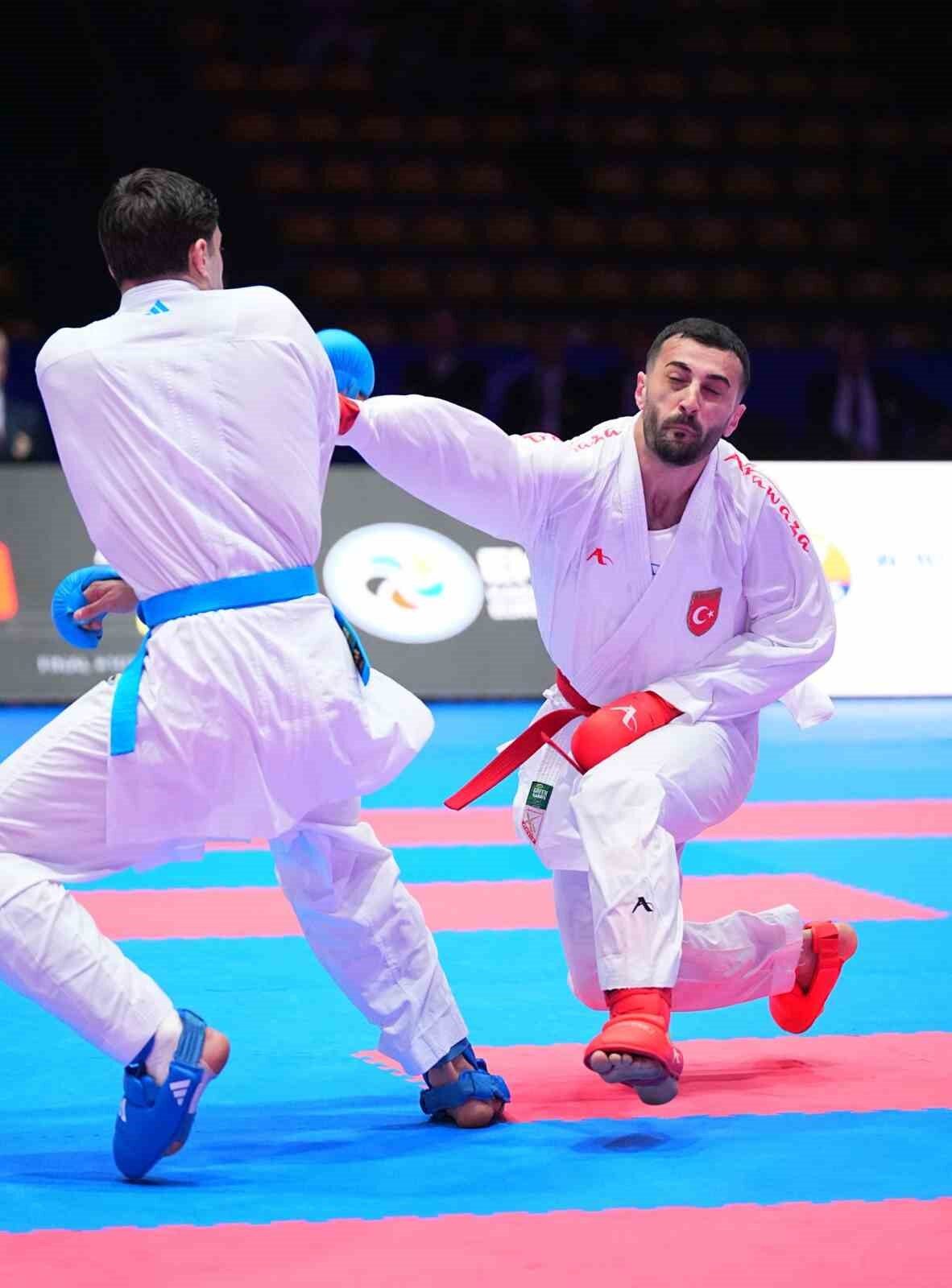 Büyükler Avrupa Karate Şampiyonası’nda Uğur Aktaş’tan gümüş madalya