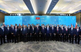 Cumhurbaşkanı Erdoğan Türkiye-Kazakistan İş Forumu kapanışında konuştu:”Hazar Geçişli Orta Koridor’un ihyası için çalışıyoruz”