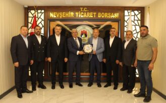 İKNEVDER’DEN NEVŞEHİR TİCARET BORSASI’NA ZİYARET