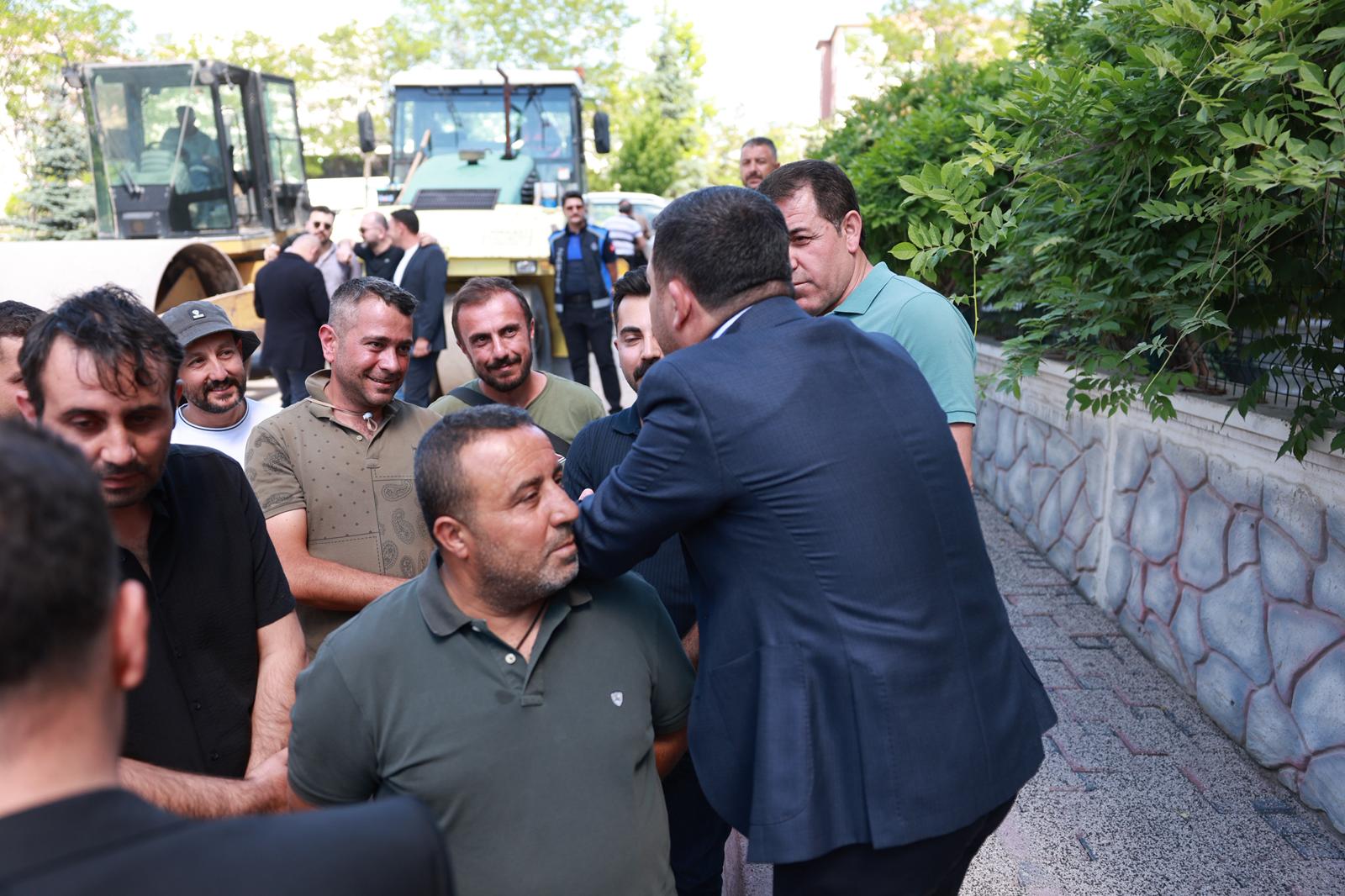 Başkan Arı, Kentin Farklı Noktalarında Yürütülen Çalışmaları İnceledi
