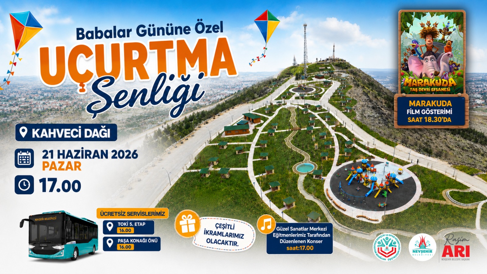 Babalar Günü’ne Özel Uçurtma Şenliği ve Etkinlikler Düzenlenecek