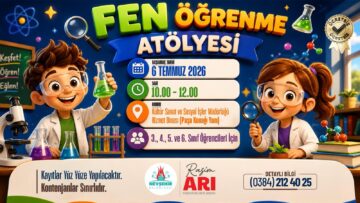 Uygulamalı Fen Öğrenme Atölyesi İçin Kayıtlar Başlıyor