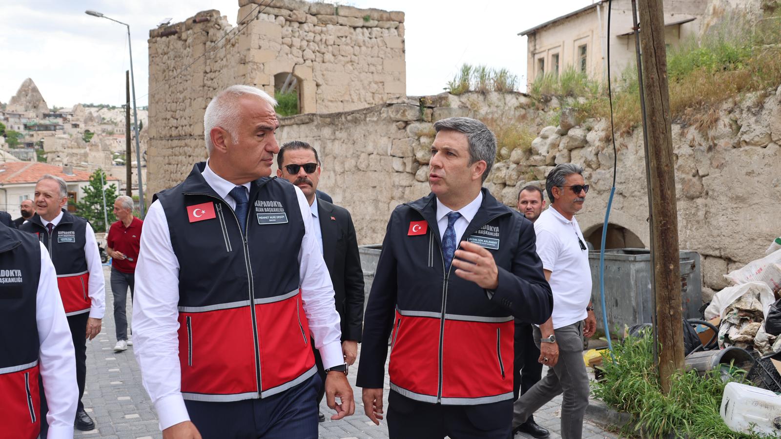 Kültür ve Turizim Bakanı Mehmet Nuri Ersoy, Nevşehir’de temaslarda bulundu