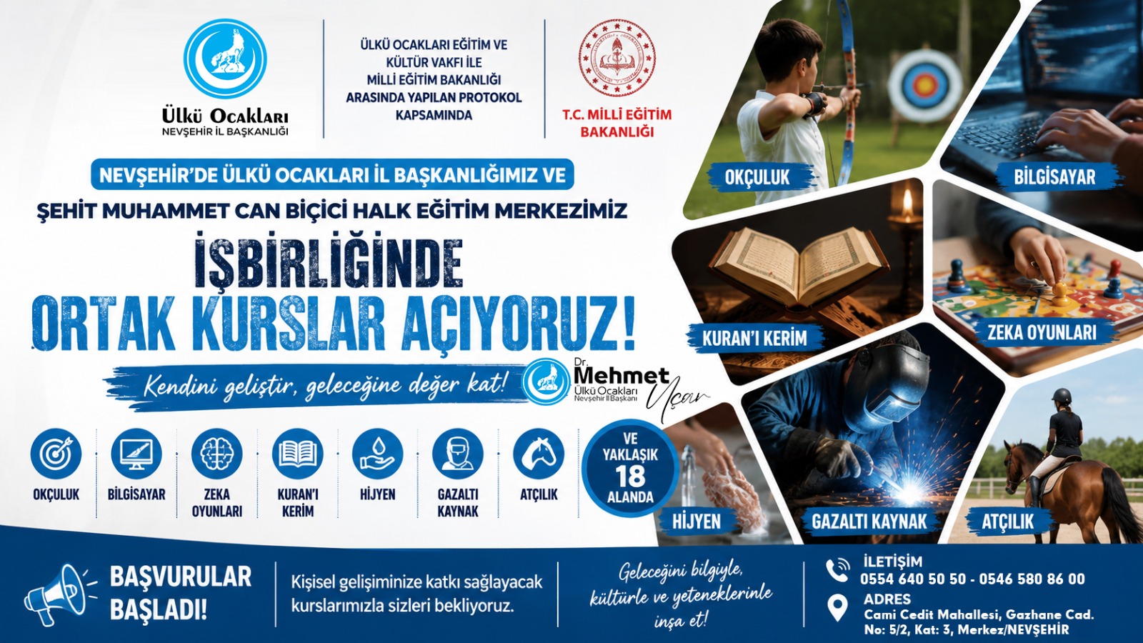 Ülkü Ocakları Nevşehir’de Yaz Kursları Başlıyor