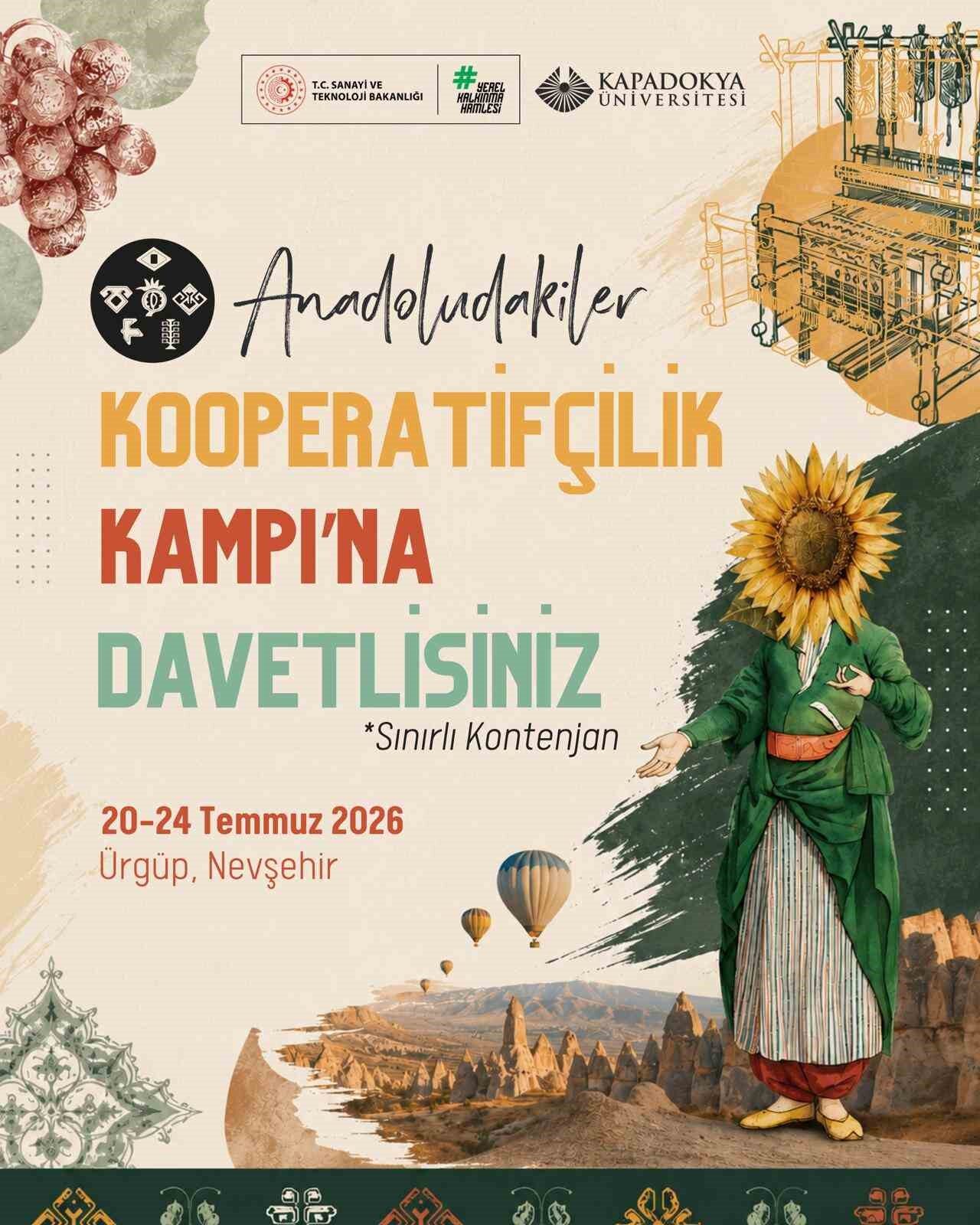 Anadoludakiler kooperatifçilik kampı başvuruları başladı