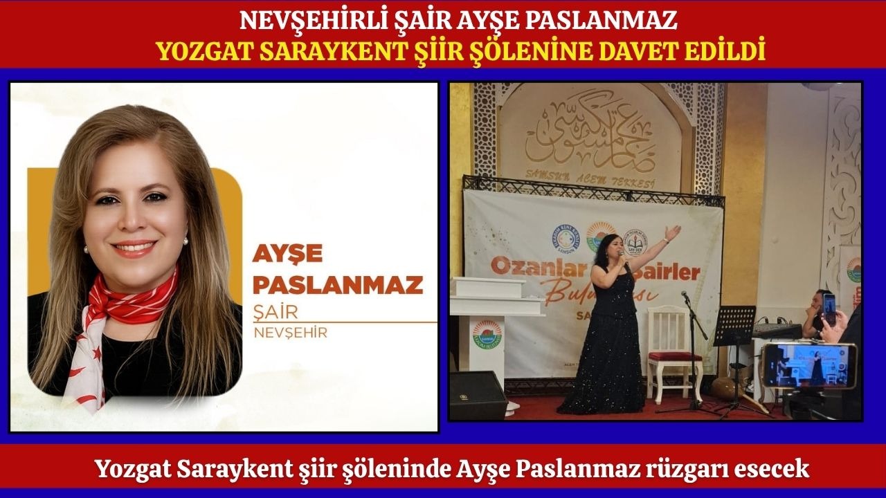 Kapadokya’nın Güçlü Kalemi Ayşe Paslanmaz, Saraykent’teki Dev Şiir Şöleninde Sahne Alacak