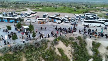 Kapadokya’da sıcak hava balonları olumsuz hava şartları nedeniyle havalanamadı