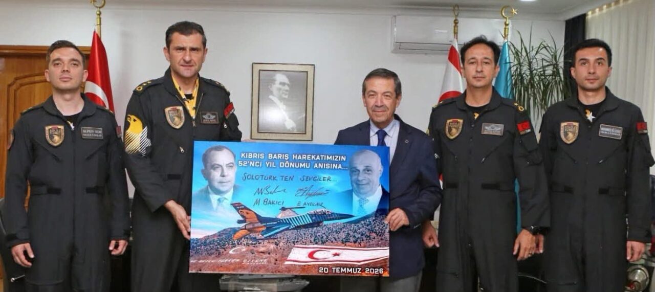 KKTC Dışişleri Bakanı Ertuğruloğlu: “Türk F-16’ları ile büyük gurur duyuyoruz”
