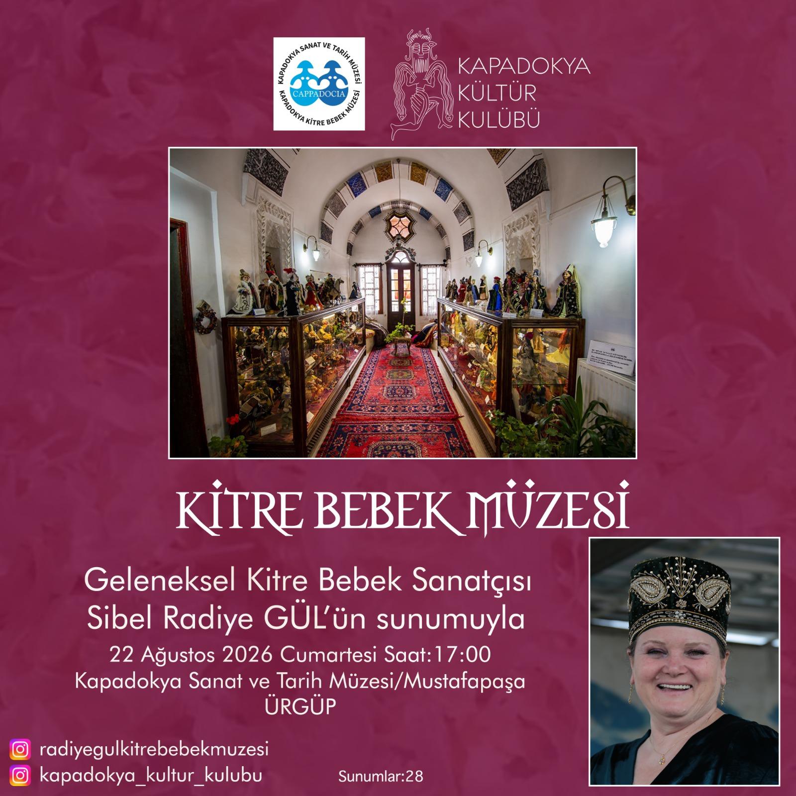 Kapadokya’da Geleneksel Kitre Bebek Sanatı Buluşması