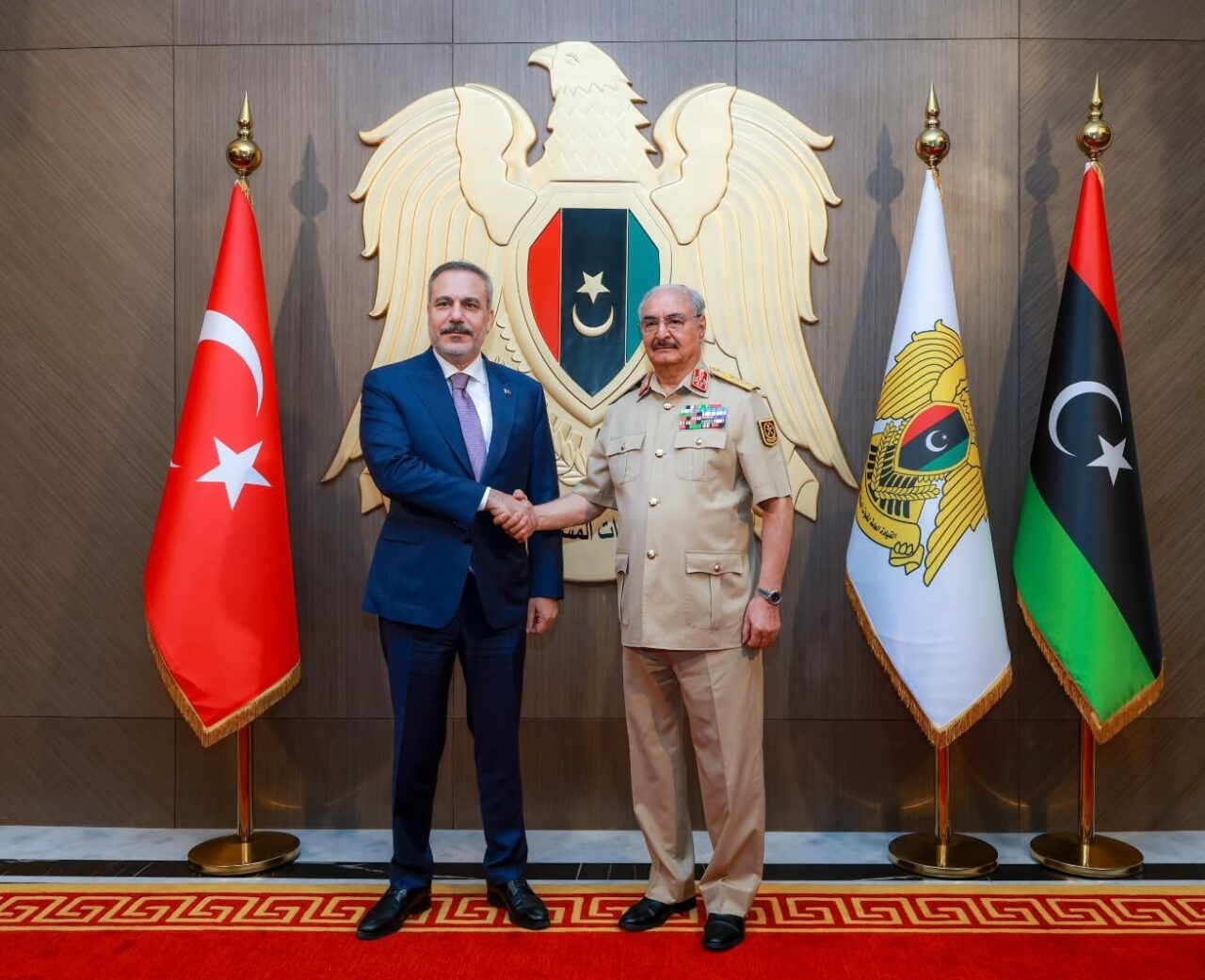 Bakan Fidan, Libya Ulusal Ordusu Genel Komutanı Hafter ile görüştü