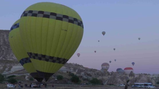 Kapadokya’da balonlar 3 gündür gökyüzüne yükselemiyor