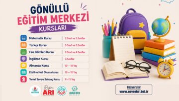 Nevşehir Belediyesi Gönüllü Eğitim Merkezi’nde Güz Dönemi Heyecanı Başlıyor