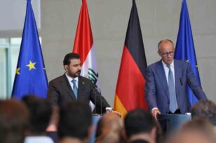 Almanya Başbakanı Merz, Irak Başbakanı Zeydi ile bir araya geldi
