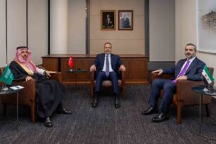 Bakan Fidan, Suriyeli ve Suudi mevkidaşıyla üçlü toplantıya ev sahipliği yaptı