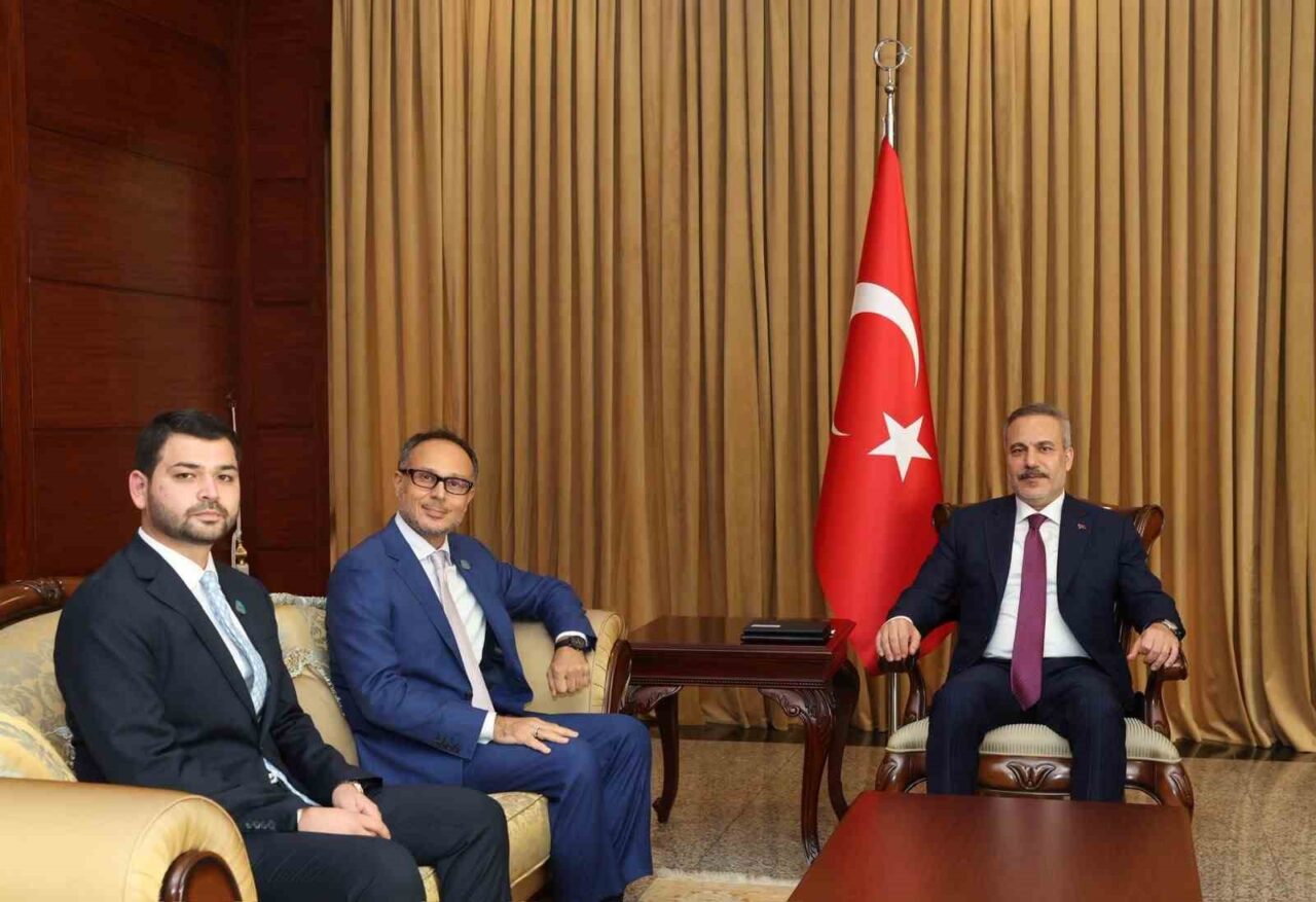 Bakan Fidan, TÜRKPA Genel Sekreteri Hasan ile görüştü