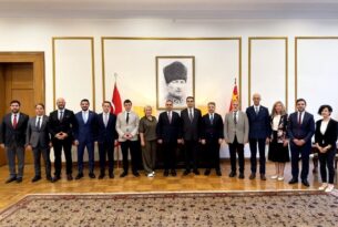 Bakan Kacır, Çinli mevkidaşı Yin Hejun ile görüştü