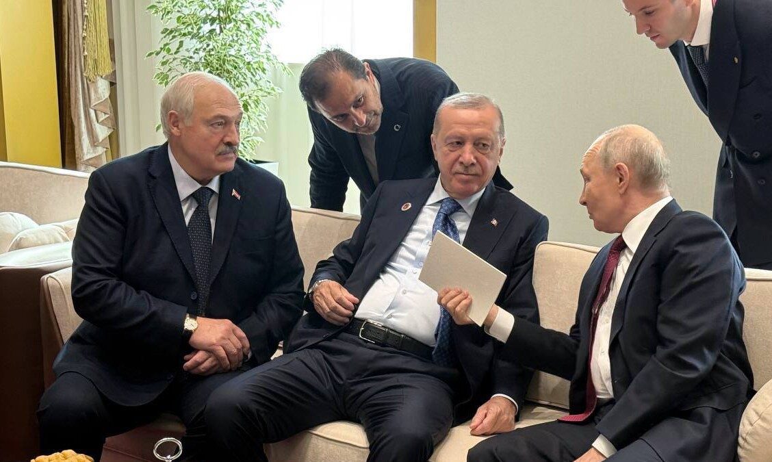 Erdoğan, Putin ve Lukaşenko’dan samimi görüşme