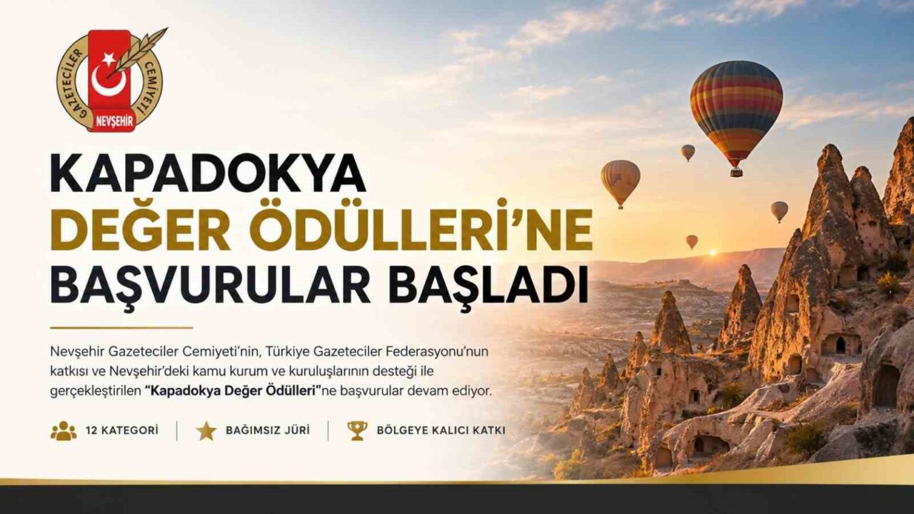 Kapadokya Değer Ödülleri’ne başvurular başladı