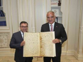 Türkiye ile Özbekistan arasında ‘Kültür Alanında İşbirliği Mutabakat Zaptı’ imzalandı