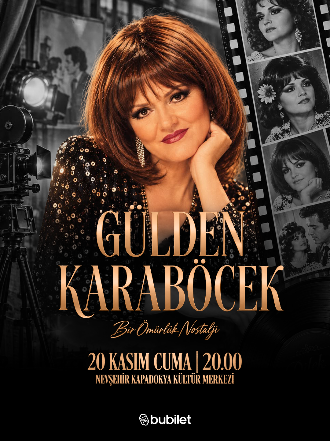 Gülden Karaböcek, “Bir Ömürlük Nostalji” ile Nevşehir’de Sahne Alıyor