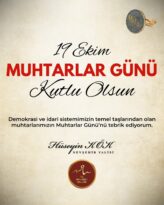 NEVŞEHİR VALİSİ HÜSEYİN KÖK, 19 EKİM MUHTARLAR GÜNÜ’NDE MUHTARLARI KUTLADI